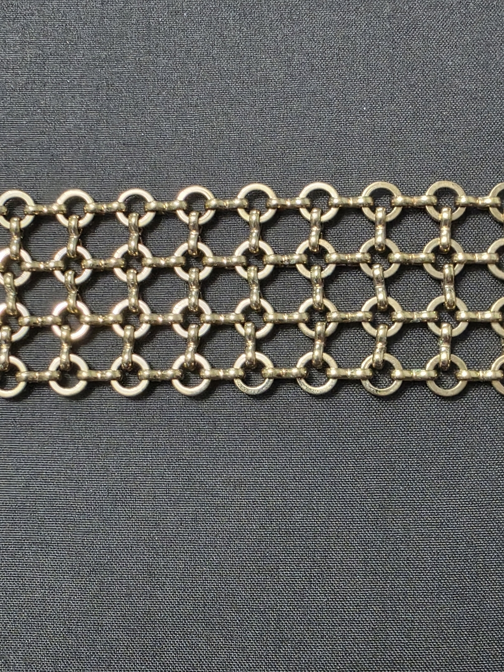 Estate Gold-Tone - Rolo Chain Fashion Bracelet - Signed - 503